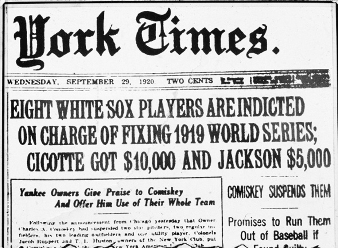 Former Tiger had a role in the infamous 1919 Black Sox Scandal - Vintage  Detroit Collection