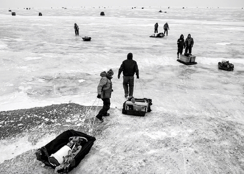 Deadline Detroit | Gallery:' Belle Isle photo show, 'Last Ice,' drills into a Michigan winter tradition - Vimarsana News