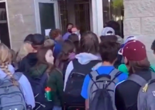 Deadline Detroit | Washtenaw high school mask protest ends with ...