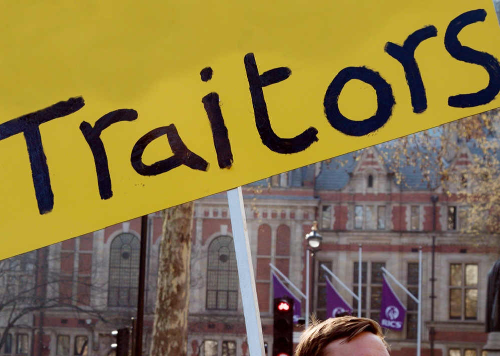 Featured_traitors_protest_sign__depositphotos_45976