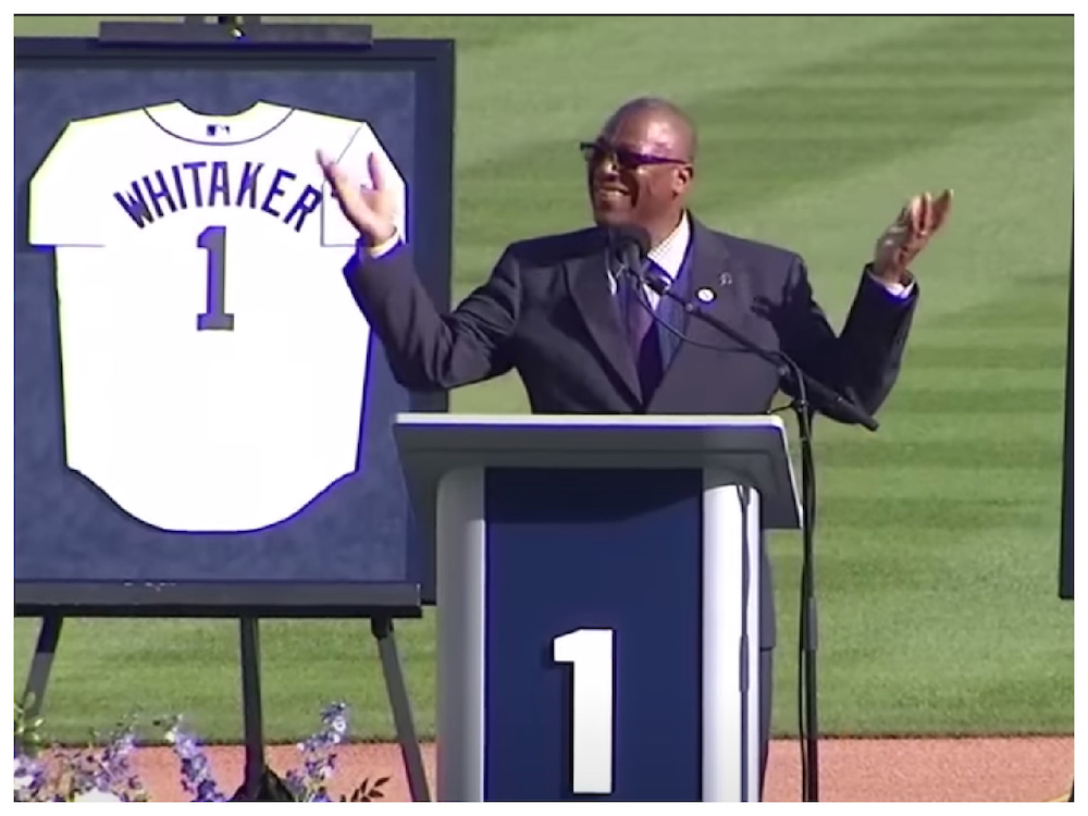 Lou Whitaker Jersey Retirement Celebration at Comerica Park